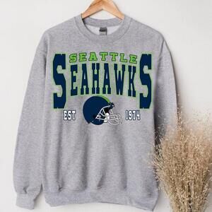 Seattle Football Sweatshirt, Seattle Sweater Football, Nfl Seattle Shirt